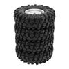 4PCS RC Off Road Vehicle Tires 1.9 Inch Universal Rubber RC Wheels and Tires for RC Off Road Vehicle Climbing Car White
