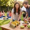 V-Shaped Taco Holders Reversible Tortilla Holder Rust-Resistant Taco Stand Rack Outdoor BBQ