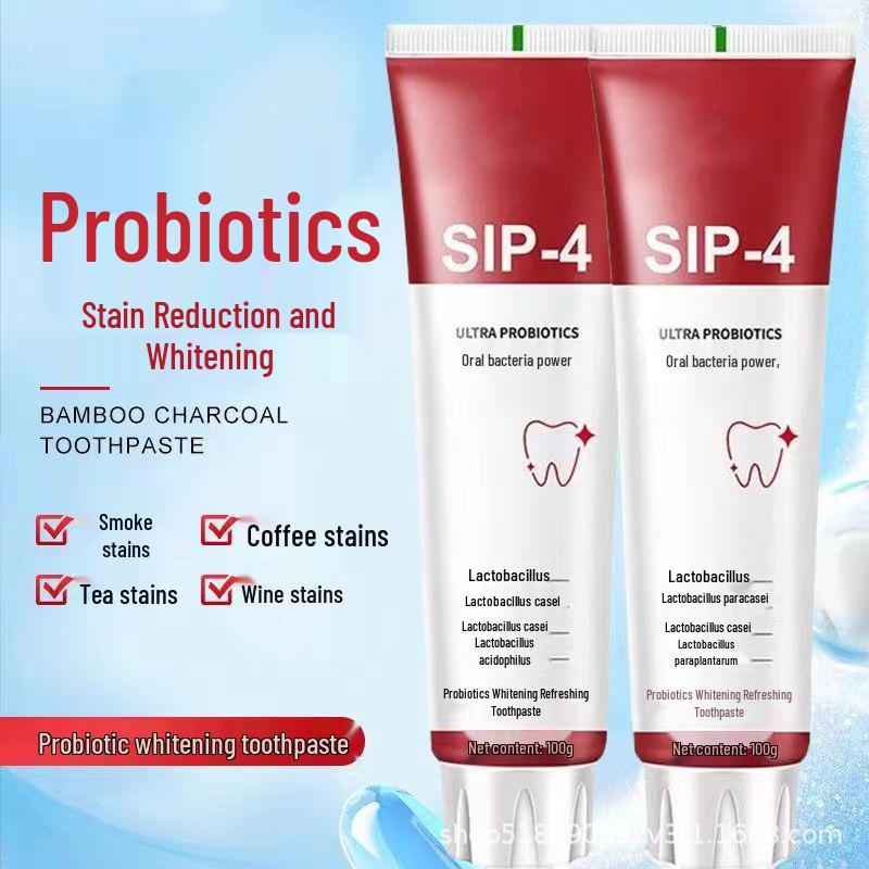 

SIP-4 Пробиотики Отбеливающая Зубная Паста - Свежее Дыхание и Очищение Полости Рта с Бесплатной Доставкой