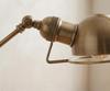 Vintage Industrial Brass Desk Lamp with Adjustable Swing Arm | Steampunk Articulated Task Light | Retro Office Table Lamp