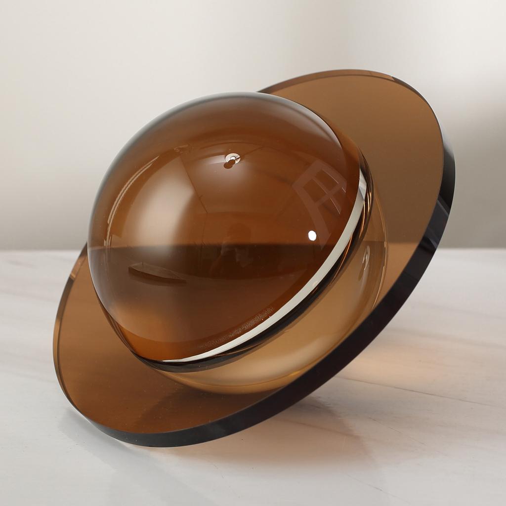 Decorazioni Ornamenti Disco Volante in Cristallo Artificiale Premium Negozio Espositore Modello Stanza Fine Soggiorno Hotel Ufficio Vendite Decorazione Peluche