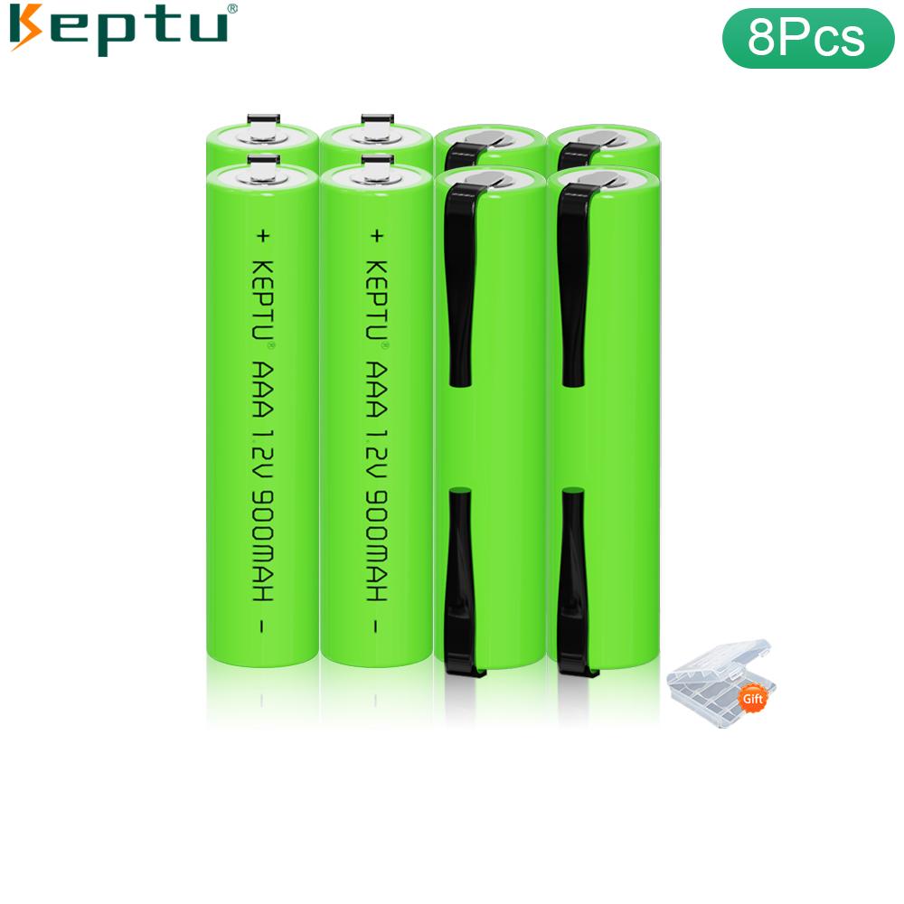 AAA Rechargeable 1.2V Ni-MH Battery 900mAh with Welding Tabs for Philips/Braun Shaver, Razor, Toothbrush – Durable & Easy to Install