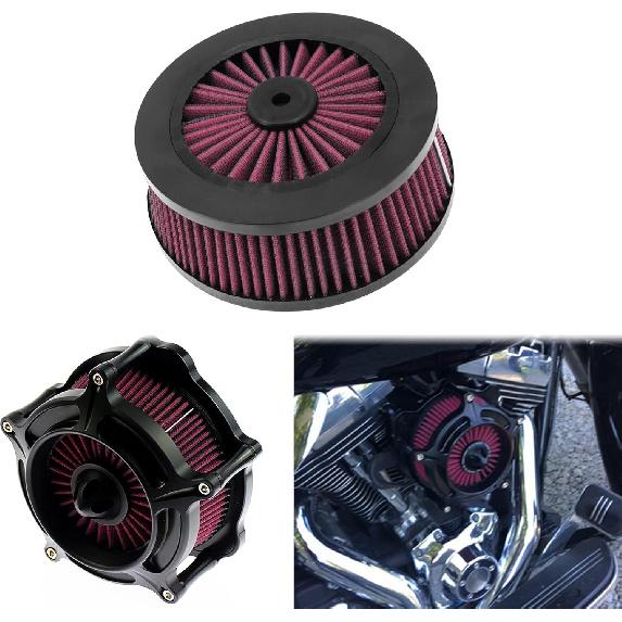 

Motorcycle Air Filter Replacement Intake Air Cleaner Element Fit for Harley Sportster XL Touring Road King Street Glide Dyna Softail Grey червоний