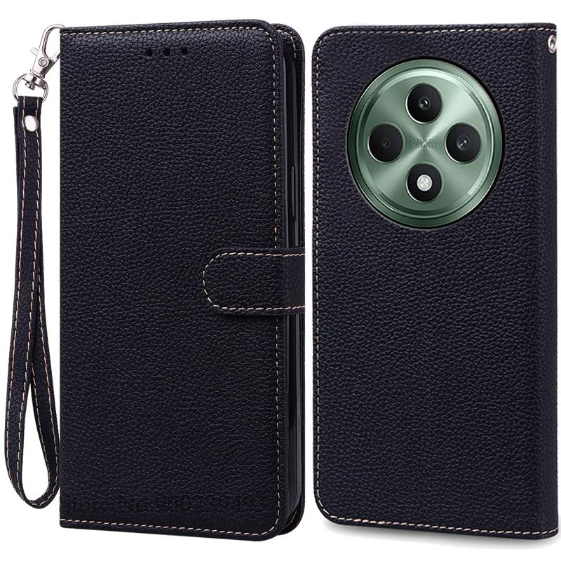 For Oppo Reno 12 FS 5G Etui Lommebok Lær Flip Cover For Oppo Reno 12F Etui Reno 12FS 12 F Reno12F Reno12 Fs Telefonetui Fundas