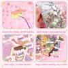 3D Miniature Scene Stickers 8 Sences Cartoon Miniature Scene Collection Stacking Pasting Mini Landscape Sticker Book