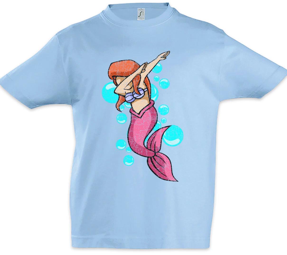 Mermaid Dab Kids Boys kids boys T-Shirt Mermaids Fun Music Rainbow Dance Club DJ MC Jane 150