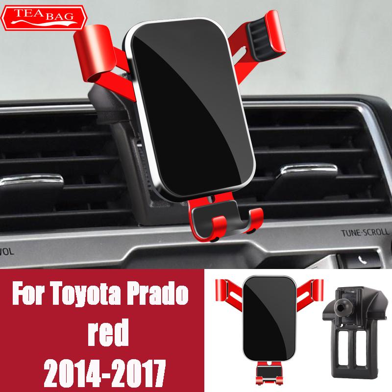Auto Telefon Halter Für Toyota Land Cruiser 200 LC200 FJ Prado 2014-GPS Air Vents Navigation Halterung Innen