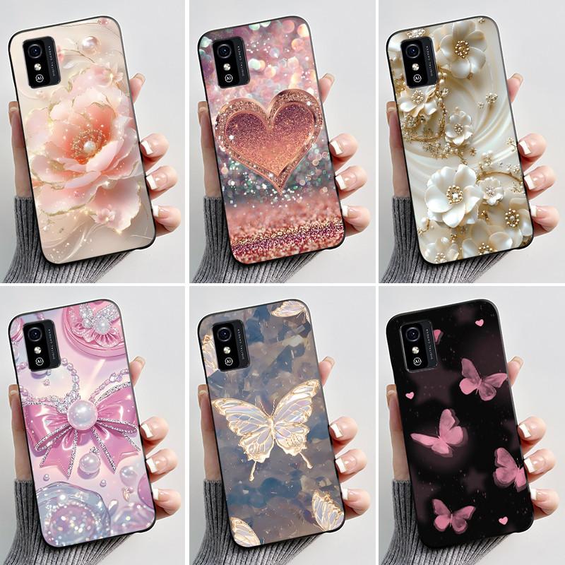 Printing Pattern Case For ZTE Blade L9 Soft Silicone Black Shell Cover Cute Flower Cartoon Casing