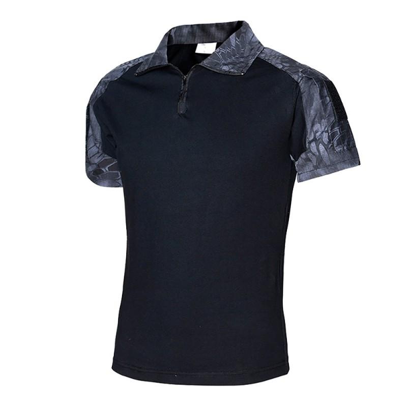 G2 Frogsuit Top Men's Camouflage Short-sleeve Training Outdoor Sports Combat Lapel T Military Uniform