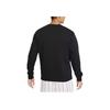 Jordan Alphabet Print Crew Neck Long Sleeve Sweatshirt Men Tops Black DV1576-010