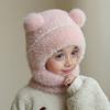 Hats and Scarf for Winter Suitable for Both Boys and Girls, Featuring A Warm and Thick Design That Combines A Hat and Neck Protection