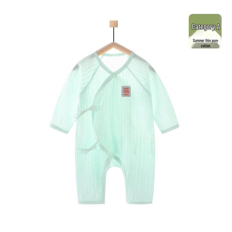 Newborn Butterfly Cotton Bodysuit: Lightweight, Soft Summer Romper for 0-9 Months
