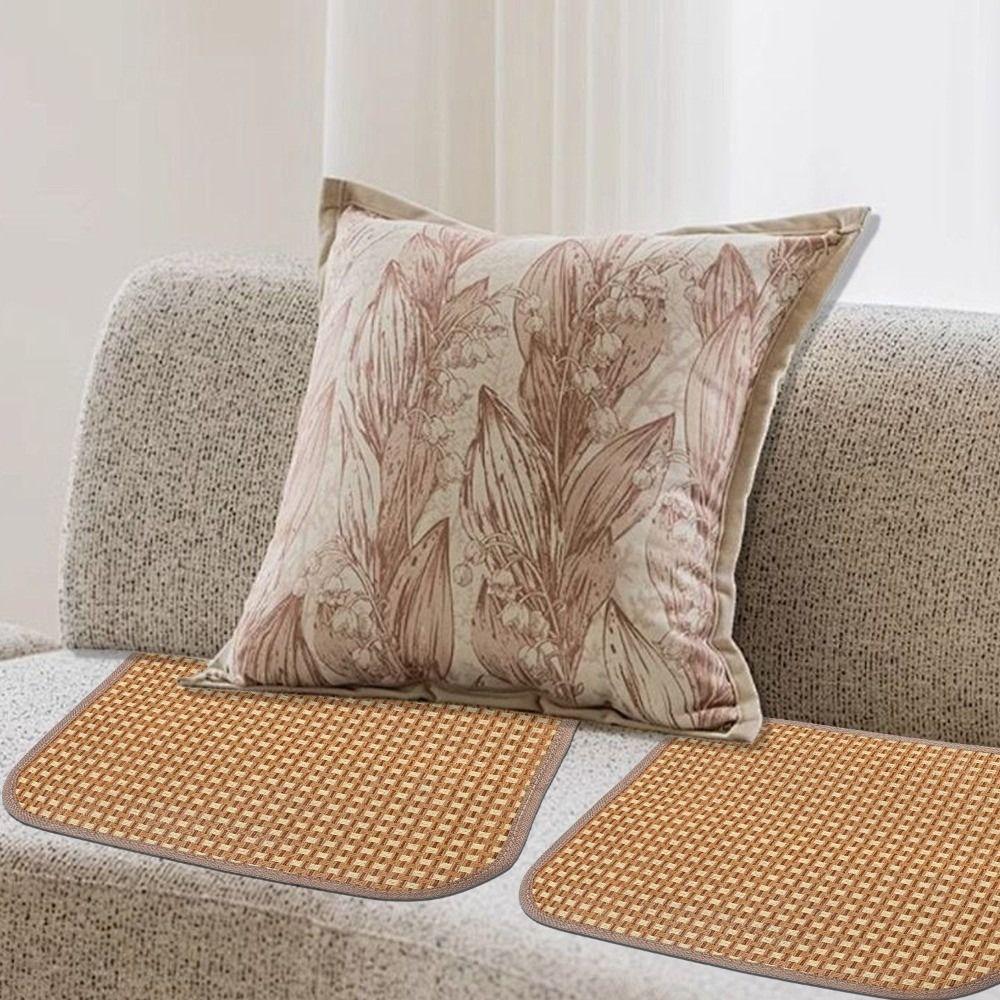 Gifts Breathable Summer Cooling Seat Cushion Thickening Non-slip Cool Mat Car Seat Cushion Cooling Bamboo Chair Seat Mat