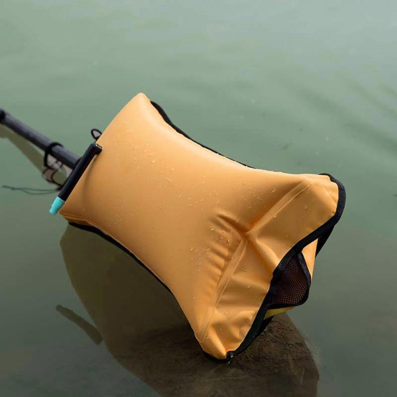Inflatable Bag Kayak Paddle Float Canoes Safety Water Rescues Floating Bag Bright Reflective Kayak Canoes Paddle Float