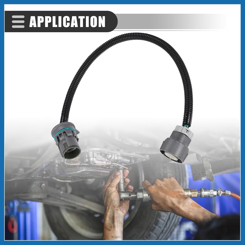 Transmission Adapter Harness Connector, Transmission Wire Adapter Harness, for 1998-2006 LS Series 4L60E to 4L80E Transmissions, Plastic, Black, 2pcs