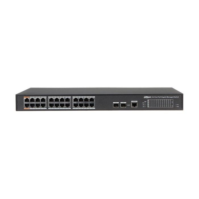 Commutateur géré Gigabit PoE 24 ports - DH-PFS4226-24GT-360 – DAHUA