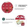 Simple Red Sled 24 Day Christmas Countdown Calendar Stylish Desktop Crafts Decor For Bedroom Living Room
