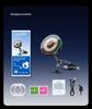 Magnetic Wireless Car Charger & Phone Holder - Cool Black Tech with Strong Suction