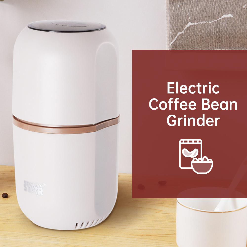 Winning Star Elektrisk kaffebønnekvern for hjemmebruk med stor kapasitet og rustfritt stålfôr