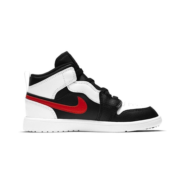 New Jordan 1 Mid ALT White Black Red AR6351-075