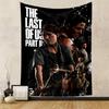 The Last of Us Part II Tapestry Wall Hanging, Video Game Poster Vintage, Wall Decor for Bedroom Living Room Dorm