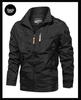 2022 Men's Plus Size Waterproof Windbreaker: Hooded, Windproof, Spring/Autumn Jacket