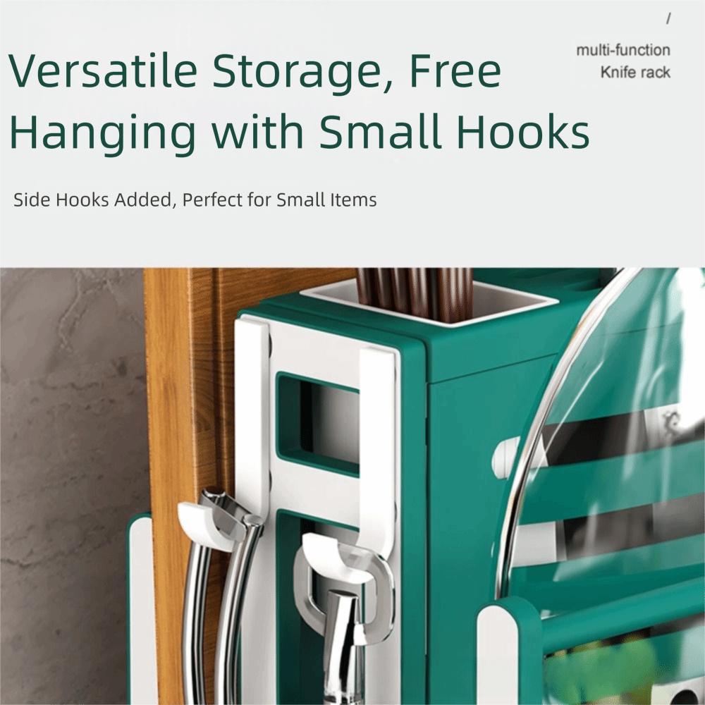 Breathable Cutting Board Storage Stand Drainer Function Spoon Fork Drying Rack Kitchen Use