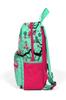 Mini-Yuva-Rucksack, Wassergrün, Neonkoralle, Koala-Muster, zwei Fächer, 23513