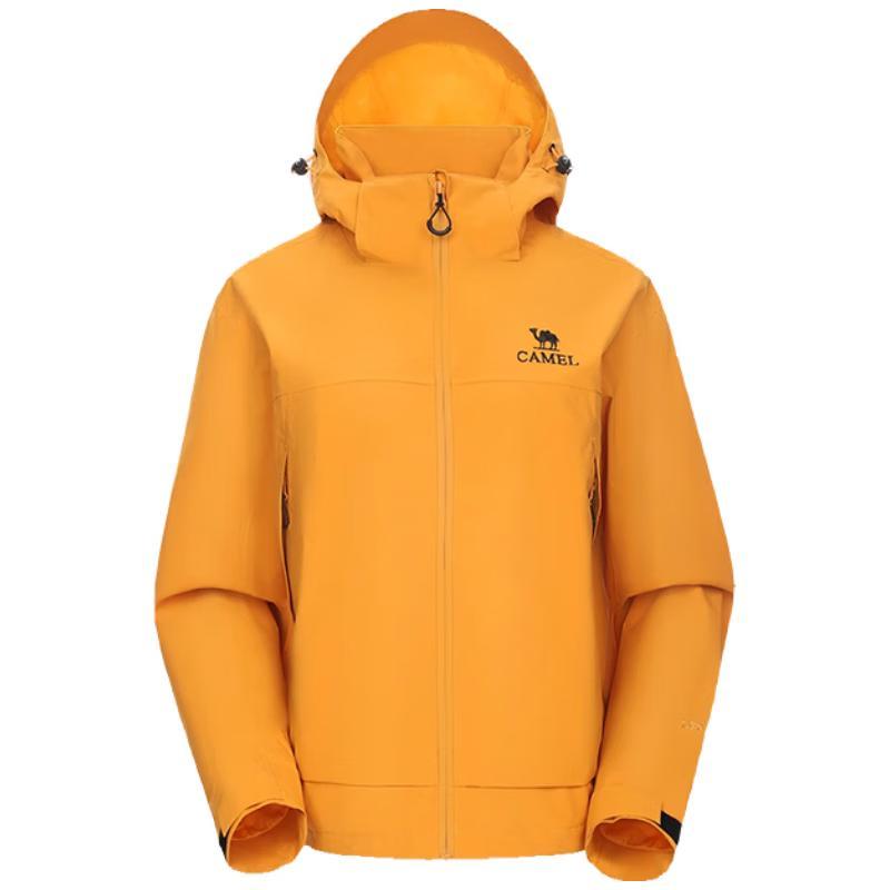 Camel Unisex Outdoor Windproof Waterproof Shell Jacket