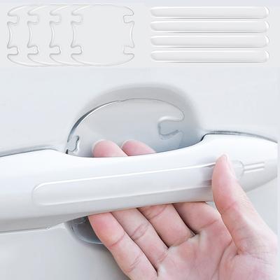 4/8 Pcs Auto Car Door Side Anti Collision Strips Proof Decoration Anti Scratch Door Handle Protection Car Sticker Door Bowl Acce