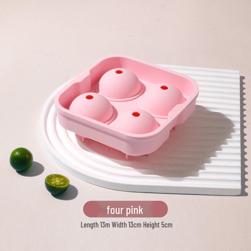 Square Silicone Ice Cube Tray with Lid - Small, Food-Grade Kitchen Ice Mold