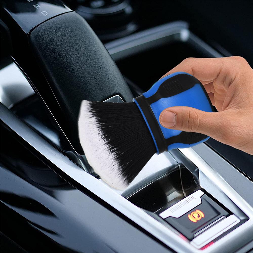 1PC Car Detailing Brushes Automobile Interior Soft Bristles Brush Air Vent Dust Cleaner Detailing Dusting Tool Car Cleaning