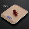 Balanza de Cocina Digital con Retroiluminación 5kg/1g O 10kg/1g Plataforma de Acero Inoxidable Balanza de Pesaje Balanza de Alimentos Oro Rosa / Plata