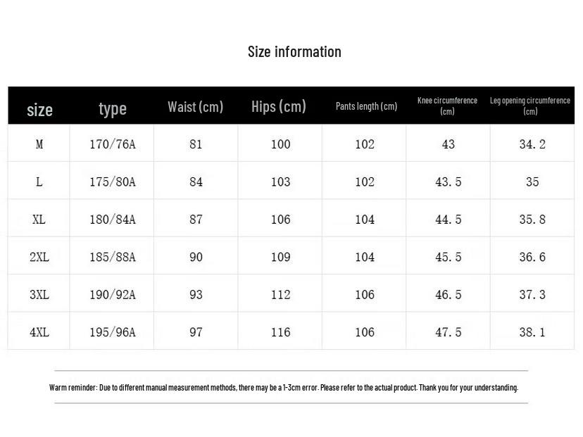 Luo Meng Men's Summer Cool Breathable Straight-Leg Casual Pants