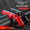 Multifunctional Electrician's Wire Stripper with Bent Handle and Precision Stripping