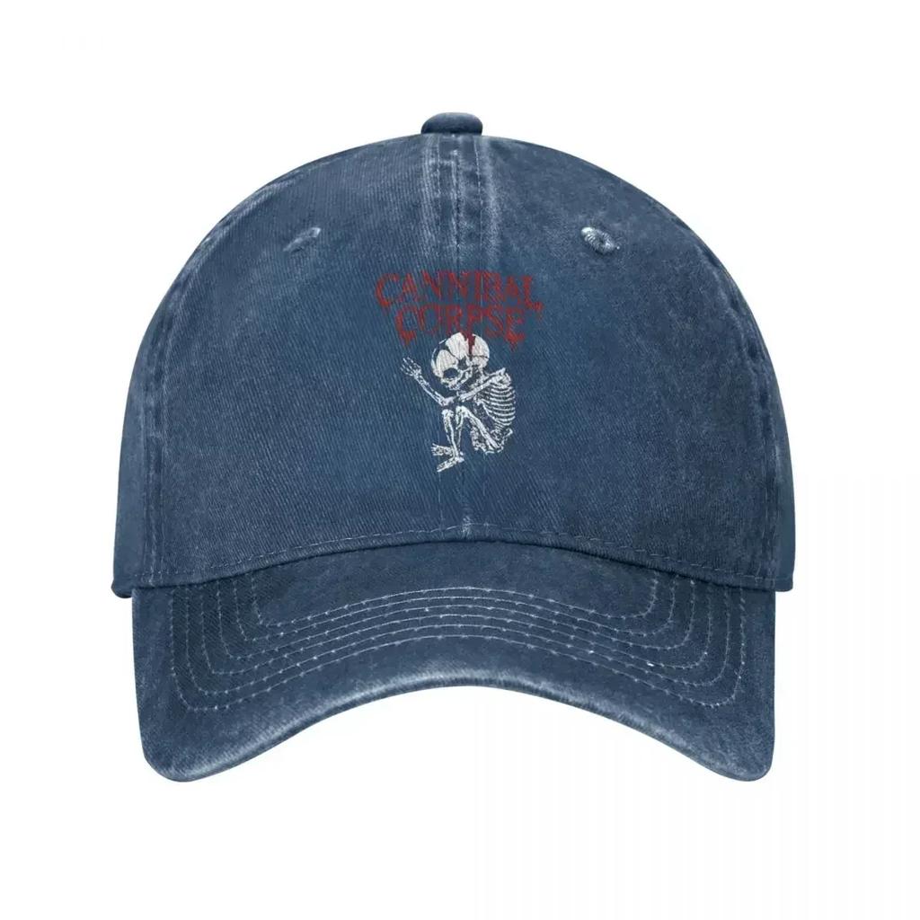 Fashion Cannibal Corpse Baseball Cap Men Women Distressed Denim Washed Sun Cap Outdoor Workouts Hats Cap