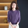 Autumn Winter Chinese Retro Cheongsam Collar Thick Knit Sweater – Fashionable Women's Pullover
