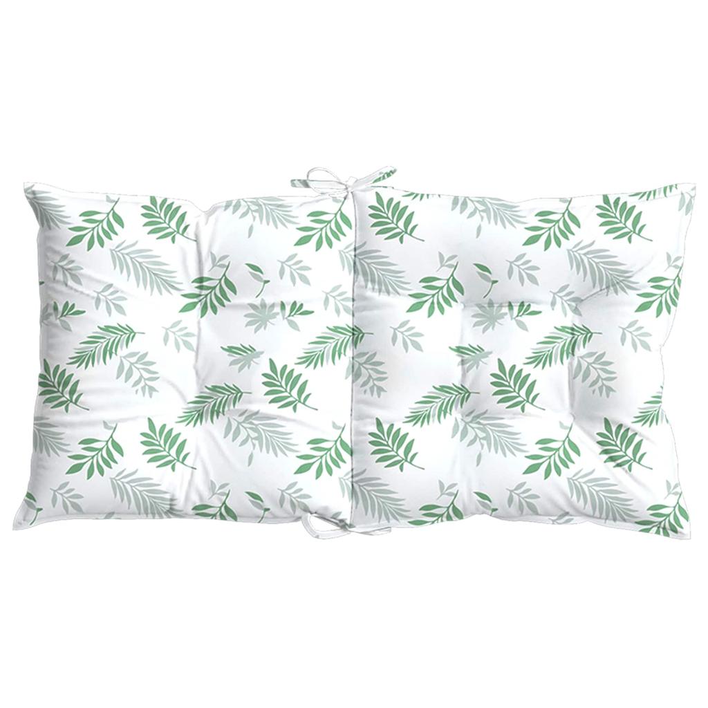 Outdoor Cushion Set 6 pcs White 100 x 50 x 7 cm Fabric