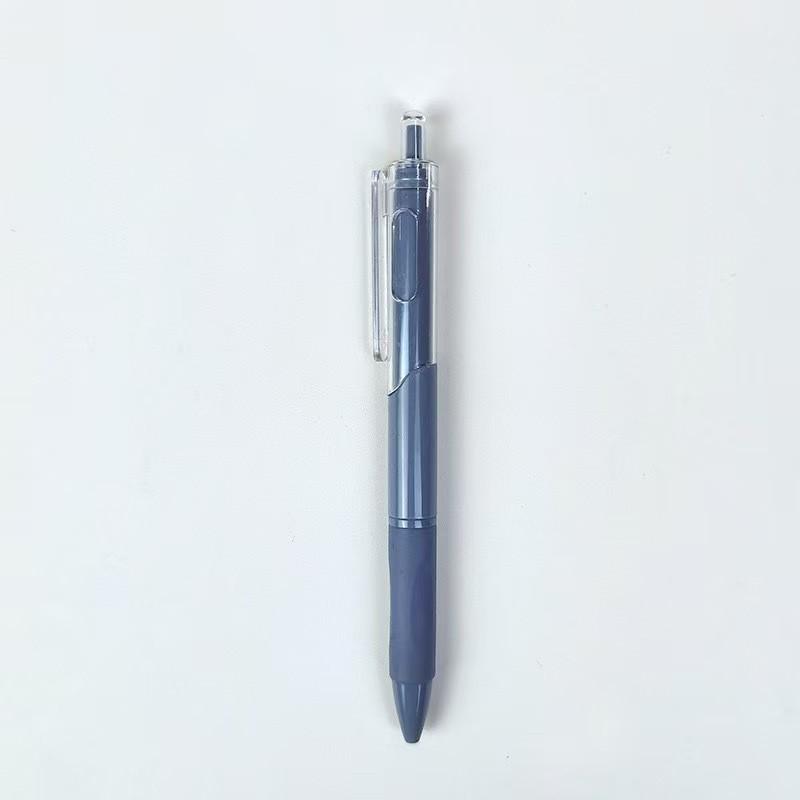 Quick-Dry White Brush Pen: 0.5mm Click-Action for Students & Office Signature Use.