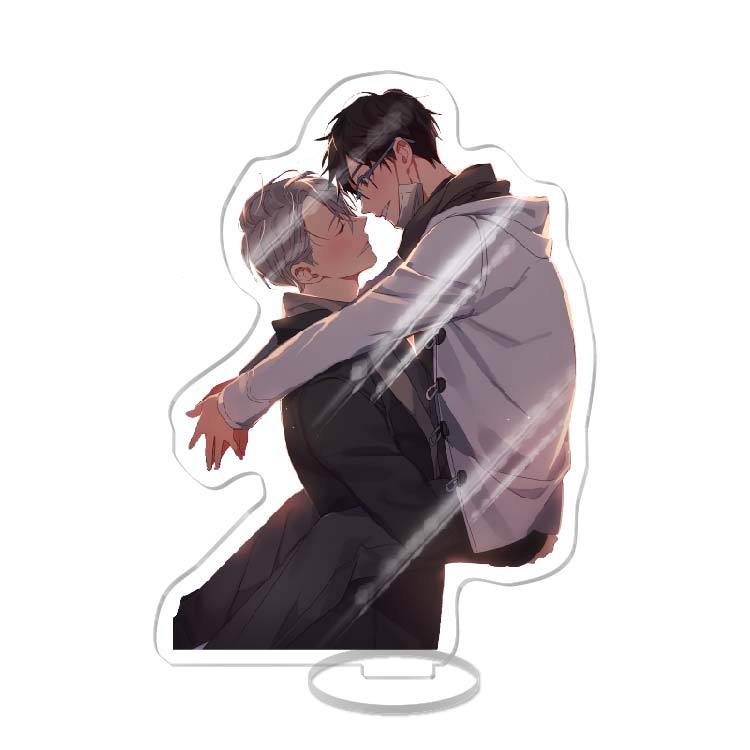 

YURI!!! on ICE Anime Acrylic Stand Model Plate Decoration Desk Figure Display Friends Girls Gift Cartoon Peripheral Products 15 cm