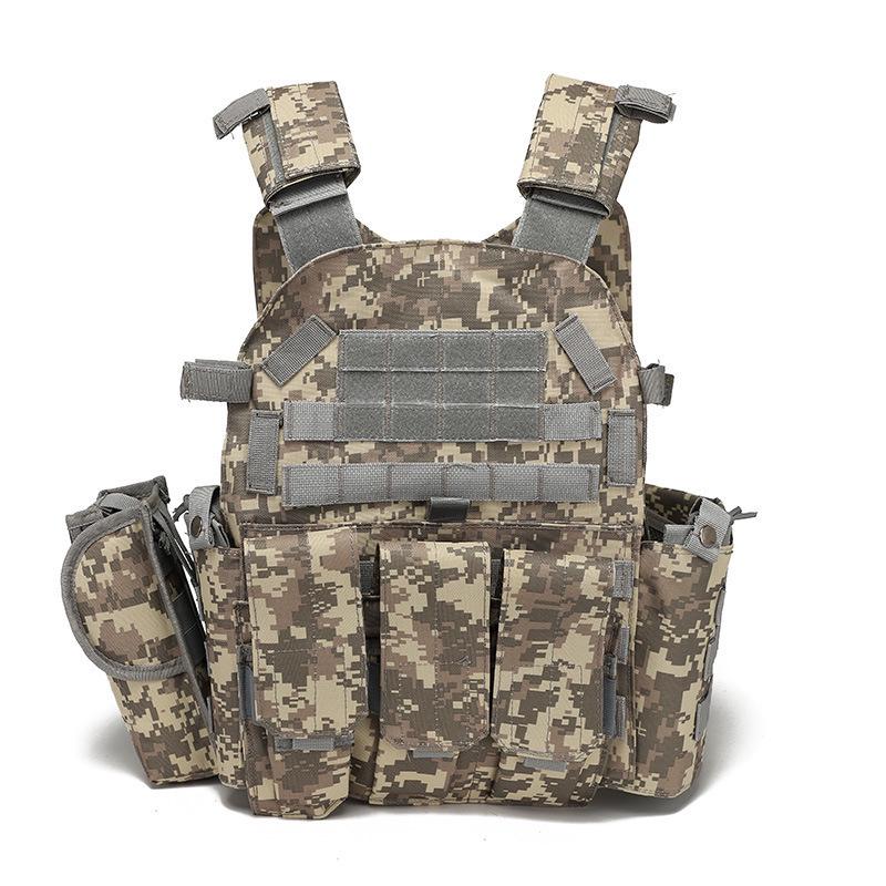 Children's Tactical Camouflage Bulletproof Vest Level III Armor for Outdoor Summer Camp