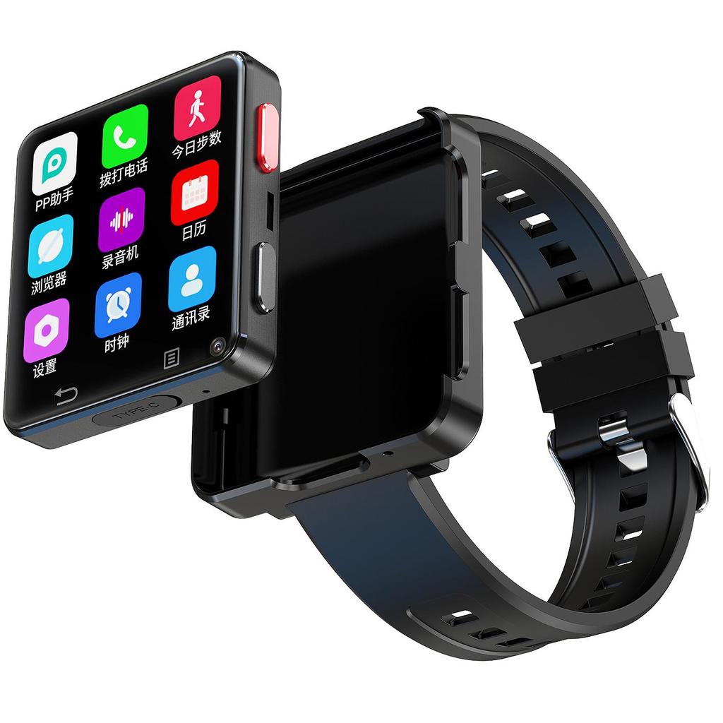 Android 11 Smartwatch, 3GB+32GB, Abnehmbare Outdoor-Uhr, GPS, 5MP Kamera, Wi-Fi, 1200mAh, 2,64-Zoll-Display