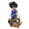 New 25Cm Dragon Ball Z Son Goku Figure Super Saiyan Pvc Action Figure Replaceable Heads Collectible Model Toy Gift