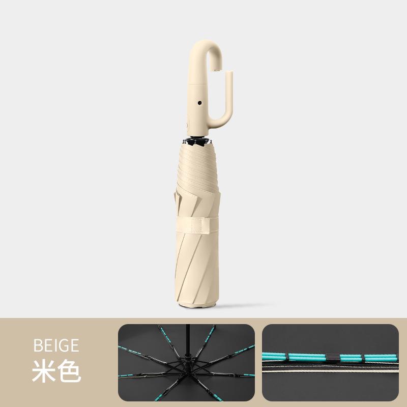 Large Umbrella, Automatic Umbrella, Weather and Rain Female Parasol, Enlarged Reinforcement Folding Umbrella, Thickened Rainstorm-proof