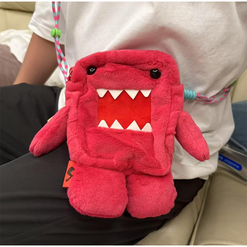 Cute Cartoon Cross-body Bag Soft Lightweight Student Wallet Multifunctional Hangable Accessory Bags Fashion Design Shoulder Bags