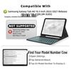 Samsung Tab A8 10.5” Tablet Case with Seven-Color Backlit Bluetooth Keyboard