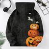 Kids Halloween Print Hoodie Pullover Sweatshirt for Boys Girls Casual Wear