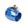AN8 8 AN Blau Schlauchschelle Aluminiumlegierung Öl Wasserleitung Clip Klemme