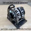 Compact High-Power 2000W 220V Brushless AC Generator with Pulley