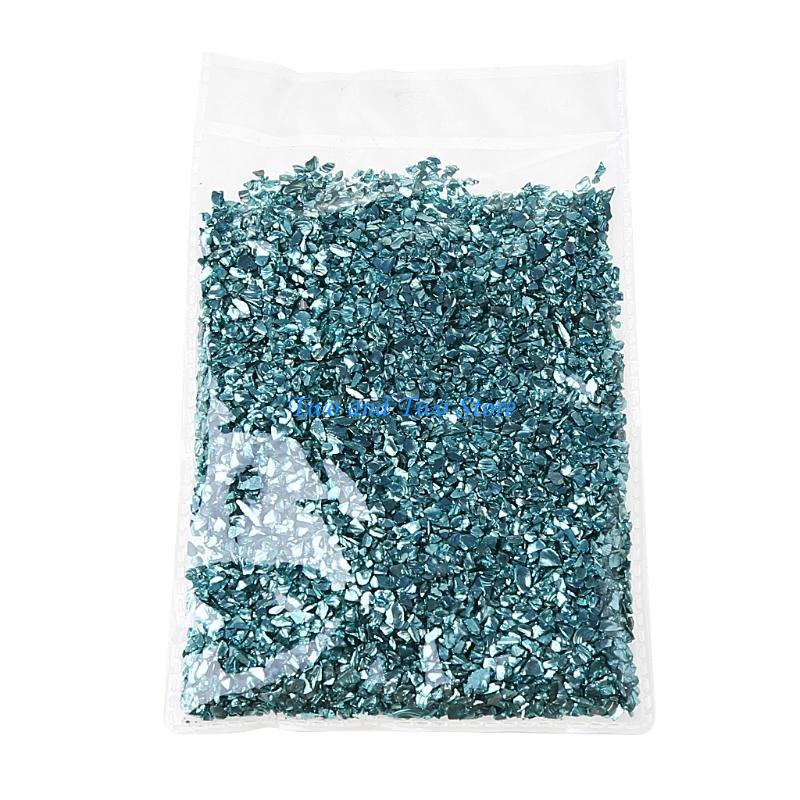 HX6F 50g Decorative Crystals Broken Stones Bulk UV Resin Fillers DIY Mold Art Crafts